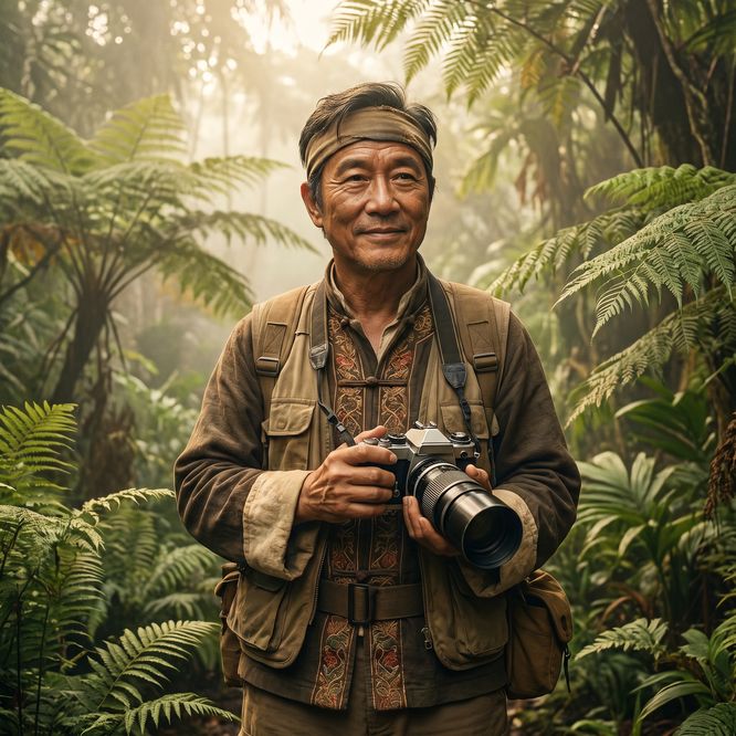 抖荫短视频植物摄影师-陈远山