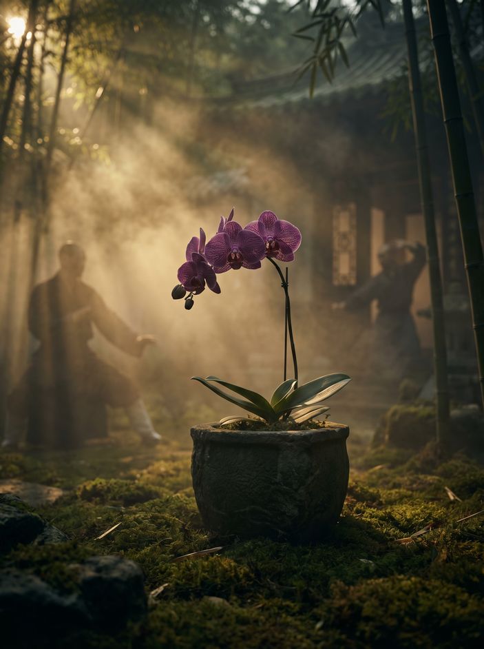 抖荫短视频植物视频-珍稀兰花养护教程