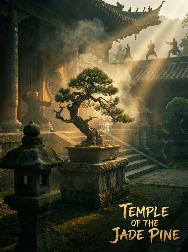 抖荫短视频植物视频-百年古松盆景艺术